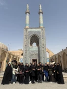 بازدید دانشجویان رشته عکاسی آموزشکده ملی مهارت دختران  میبد ازمجموعه تاریخی مسجد جامع 4
