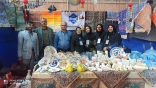 حضور آموزشکده ملی مهارت دختران میبد در هشتمین بازارچه دانشجویی ودستاوردهای مراکز دانشگاه ملی مهارت 2