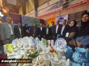حضور آموزشکده ملی مهارت دختران میبد در هشتمین بازارچه دانشجویی ودستاوردهای مراکز دانشگاه ملی مهارت 4