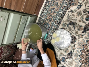 برگزاری جلسه ای دوستانه به مناسبت میلاد کریمه اهل بیت در خوابگاه دانشجویی شقایق آموزشکده ملی مهارت دختران میبد 6