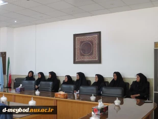 حضور هیأت نظارت، ارزیابی و تضمین کیفیت آموزش عالی دانشگاه ملی مهارت در آموزشکده  دختران میبد 9