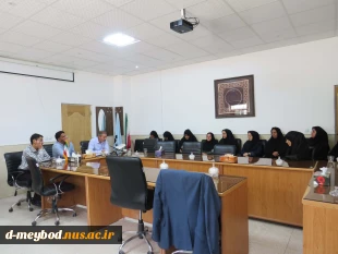 حضور هیأت نظارت، ارزیابی و تضمین کیفیت آموزش عالی دانشگاه ملی مهارت در آموزشکده  دختران میبد 10
