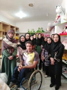 بازدید دانسجویان رشته طراحی دوخت از کارگاه تولید عروسک پرمون میبد 3