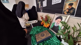 برگزاری ایستگاه صلواتی همزمان با فرارسیدن اولین سالگرد شهدای خدمت 11
