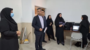بازدید دکتر ملانوری فرمانداری ویژه شهرستان میبد از آموزشکده ملی مهارت دختران میبد 5
