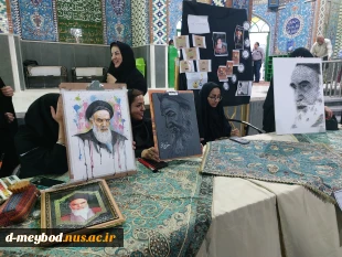 ورکشاپ زنده دانشجویان آموزشکده ملی مهارت دختران میبد در سالگرد ارتحال رهبیر کبیر انقلاب 4